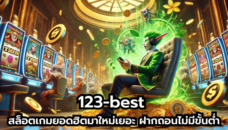 123-best สล็อต เกมยอดฮิต มาใหม่เยอะ ฝากถอนไม่มีขั้นต่ำ