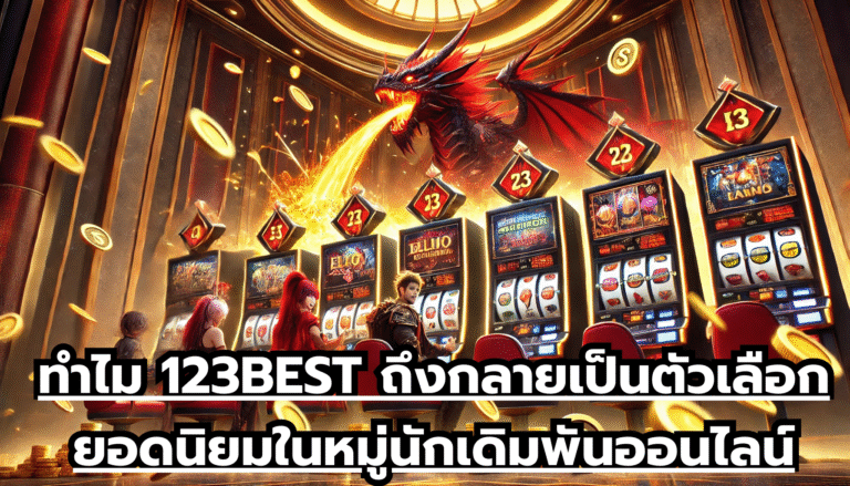 ทำไม 123BEST ถึงกลายเป็นตัวเลือกยอดนิยมในหมู่นักเดิมพันออนไลน์