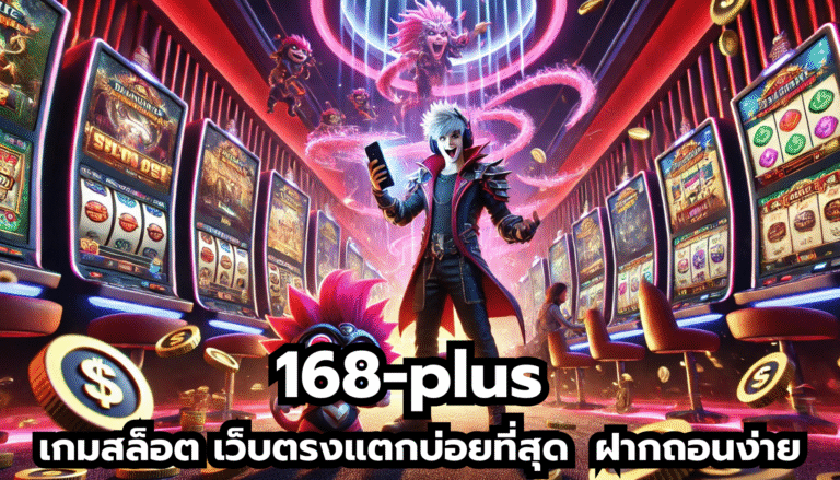 168-plus เกมสล็อต เว็บตรงแตกบ่อยที่สุด เกมระบบออโต้ ฝากถอนง่าย