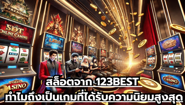 สล็อตจาก 123BEST ทำไมถึงเป็นเกมที่ได้รับความนิยมสูงสุด