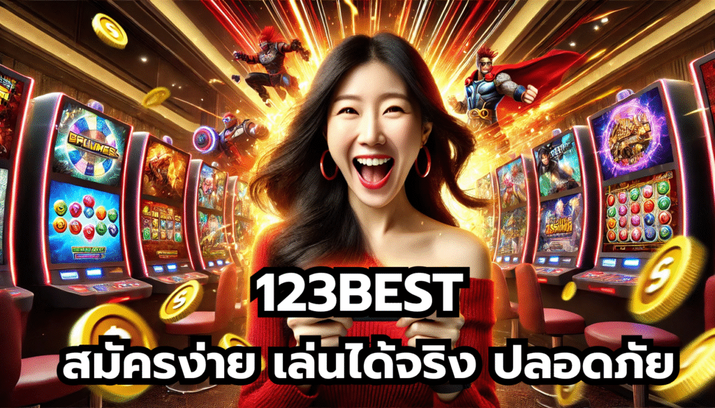 123BEST เว็บคาสิโนออนไลน์อันดับ 1 สมัครง่าย เล่นได้จริง ปลอดภัย 100%